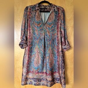 Zara Boho Paisley Dress
